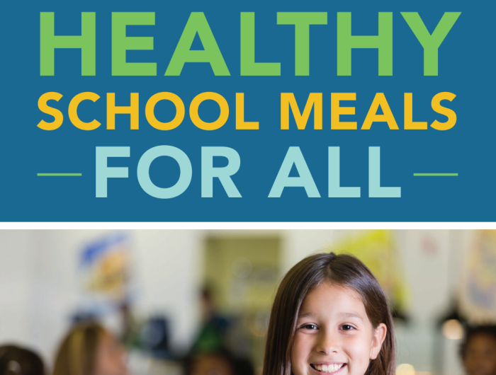 Healthy school meals for all toolkit cover